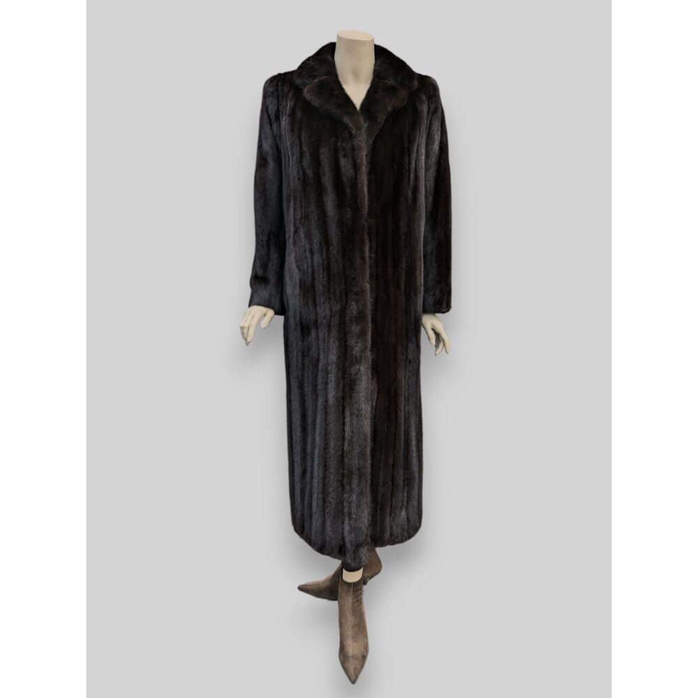 Dark Mink Coat -Medium